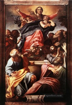 Asunción de la Virgen María Barroco Annibale Carracci Pinturas al óleo